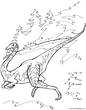 l&aacute;mina para imprimir y colorear dinosaurio ornithominus